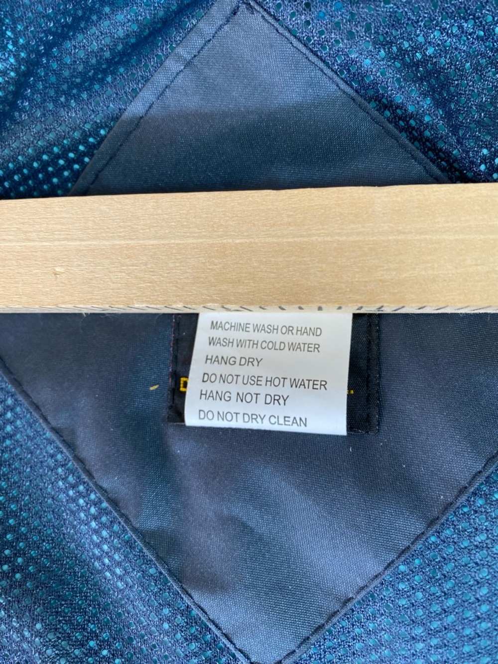 Cheneral Brand Boston Massachusetts Teal/ Navy Blue Windbreaker Jacket Hooded XL - Picture 5 of 9